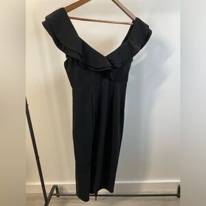 Hello molly black dress size large -8